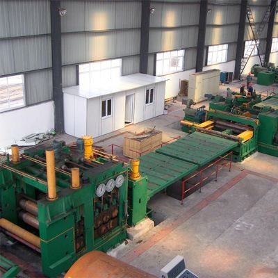 kwaliteit  Automatic Steel Coil Slitting Line Uncoiling Leveling Shearing Machine fabriek