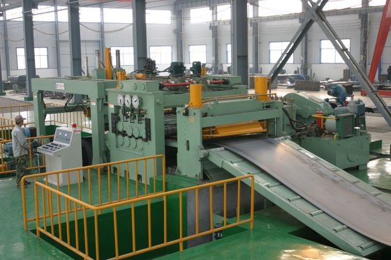 3 12 mm materiaaldikte mobiele spoelnivelmachine voor snijden en palletiseren