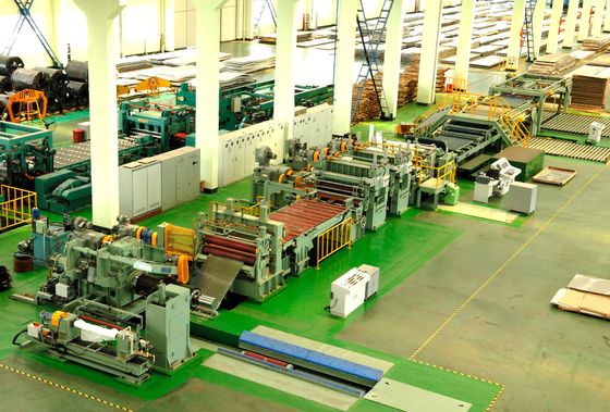 306 kW horizontale scheermachine voor het snijden van stalen spoelen