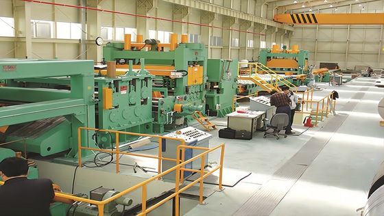 20T spoelgewicht snelheid Guillotine scheermachine voor het snijden van staal spoel vaste lengte