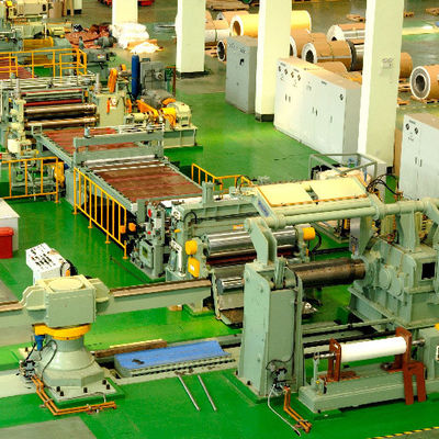 0-70 Snijdsnelheid Stalen spoel snijlijn met ontrollig leveling scheermachine