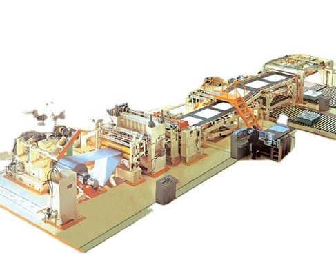 Scherplaatlengte 300-2000 mm koudgewalst staal gesneden tot lengtelijn voor productie