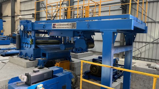 Metalen spoel ontwikkelingslijn voor het gelijkstellen van scheerlijnen met een scheerplaatlengte van 1000-3500 mm