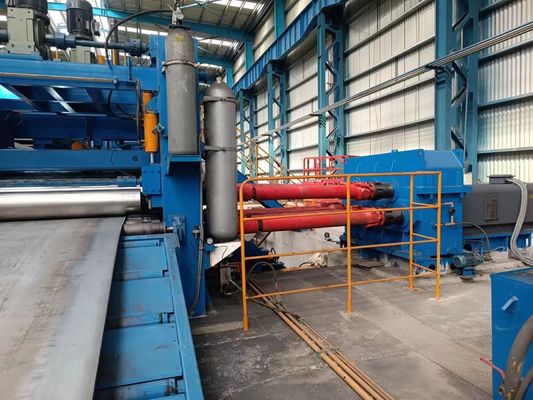 Lange levensduur dikke stalen scheermachine voor het platmaken van industriële metaalplaten