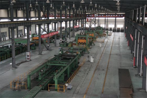 Productielijn voor horizontaal snijden voor de vervaardiging van stalen spoelen