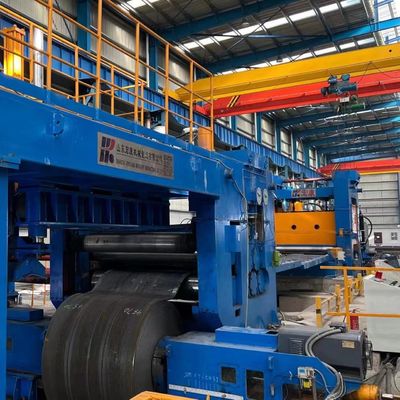 730 kW productielijn voor het ontrollen en evenaren van plaatmetaal voor een lange levensduur