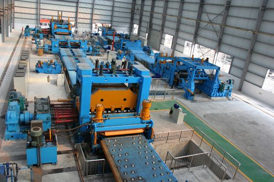 Mobiele scheermontagelijn voor het scheeren van metalen spoelen Scheerplaatlengte 2000-20000mm