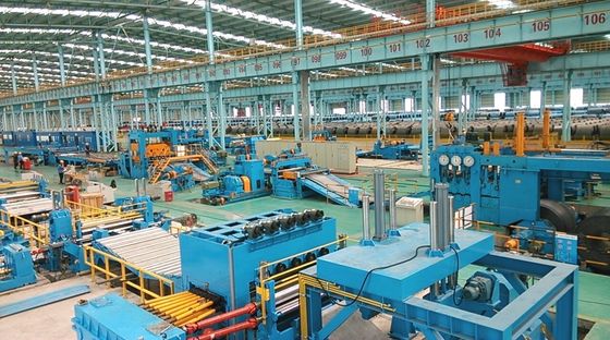 Metalen spoel ontwikkelingslijn voor het gelijkstellen van mobiele scheerproductie met een hoge productiviteit