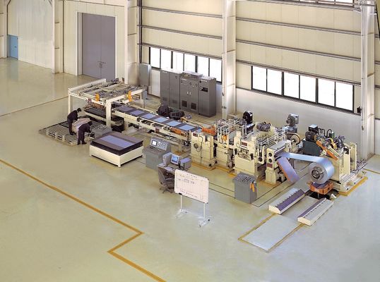 Mobiele scheerproductielijn voor hoogprecisie-nivellering 28T spoelgewicht
