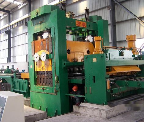PLC-gecontroleerde automatische stalen spoel snijlijn met een straightener feeder uncoiler
