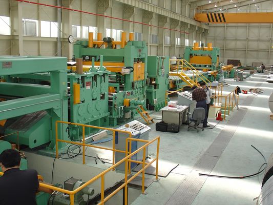 PLC-gecontroleerde automatische stalen spoel snijlijn met een straightener feeder uncoiler