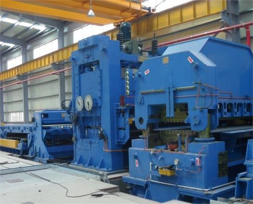 12000 mm snijbreedte staal spoel ontrollen gelijkstellen mobiele scheer productielijn